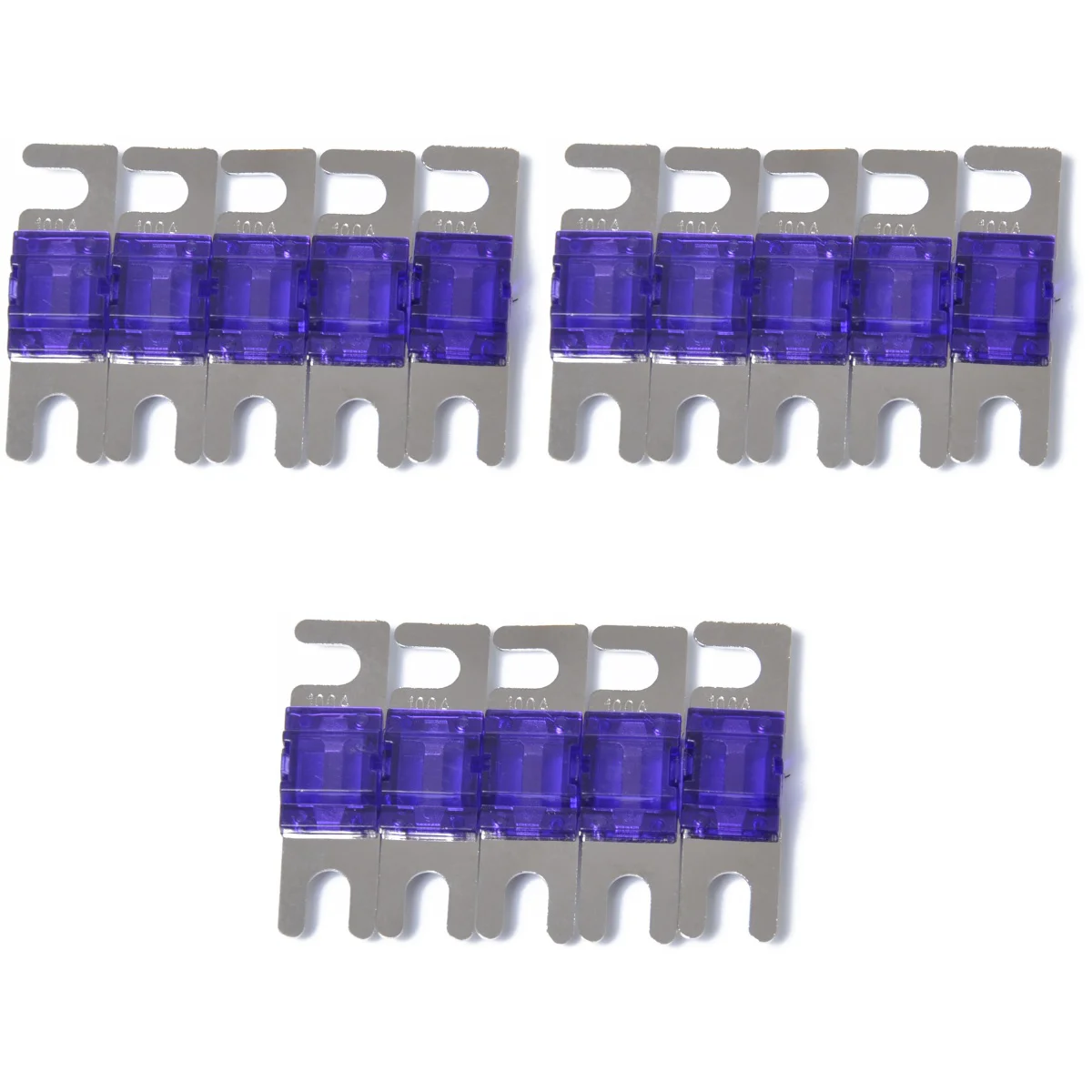 

15 Pcs Mini ANL Fuses 100A Car Audio Power Wire Boat Auto Electronics Fuse (Dark Blue)