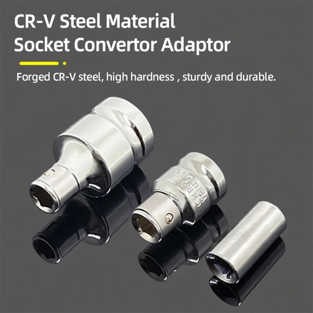 1/4 Zoll, 3/8 Zoll, 1/2 Zoll Vierkantantrieb auf 1/4 Zoll Sechskantschaft-Steckschlüsseladapter, Schnellwechsel-Bithalter, Reparatur-Handwerkzeugzubehör – Detail 7