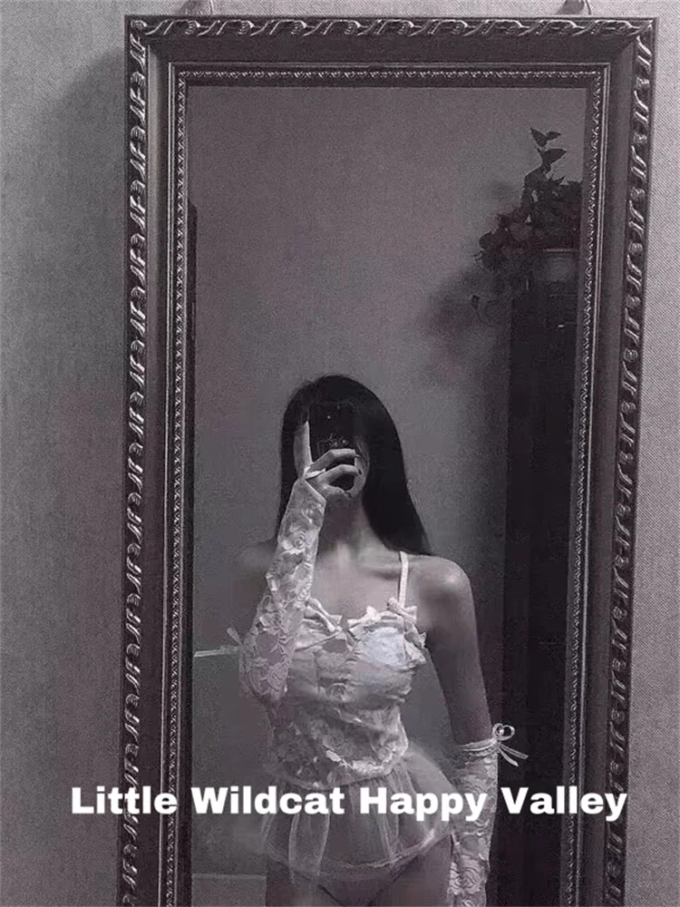 Bride Cosplay See Through Costumes Lolita Dress Women Sexy Sling Skirt Erotic Lingerie Pajamas Wedding Uniform Anime Cos Catsuit lolita dress lolita cosplay costumes