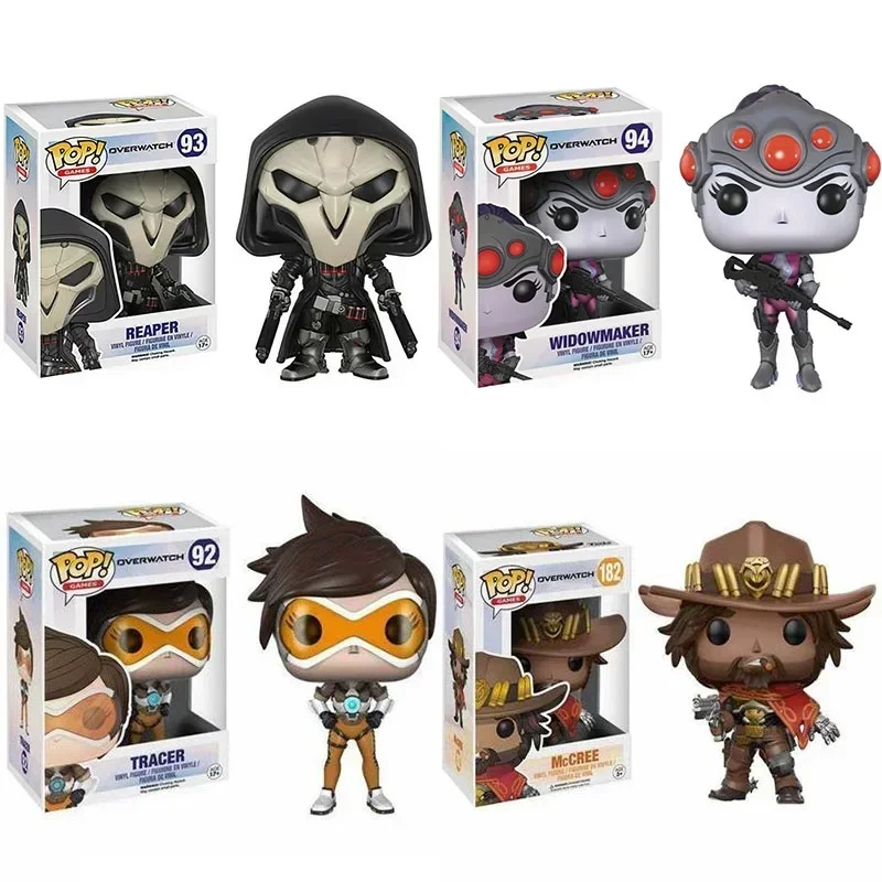 thumbnail image 2 of NUEVO Funko Pop Watch Pioneer Reaper 93 # Tracker 92 # Widow Maker 94 # McCree182 # Colección de muñecas de acción de vinilo Juguete Regalo para niños, 2 of 5
