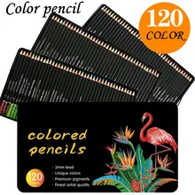 Crayon de couleur professionnel pour dessin, 120 pièces, pour croquis, peinture, Graffiti, crayons de coloriage, fournitures de papeterie artistique scolaires