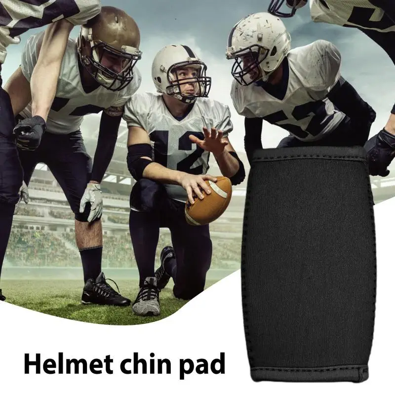 Football Chin Strap Pad Straps Padding Replacement Cushion Comfortable Soft Men's Chin Strap Pad Nylon Cover Hat