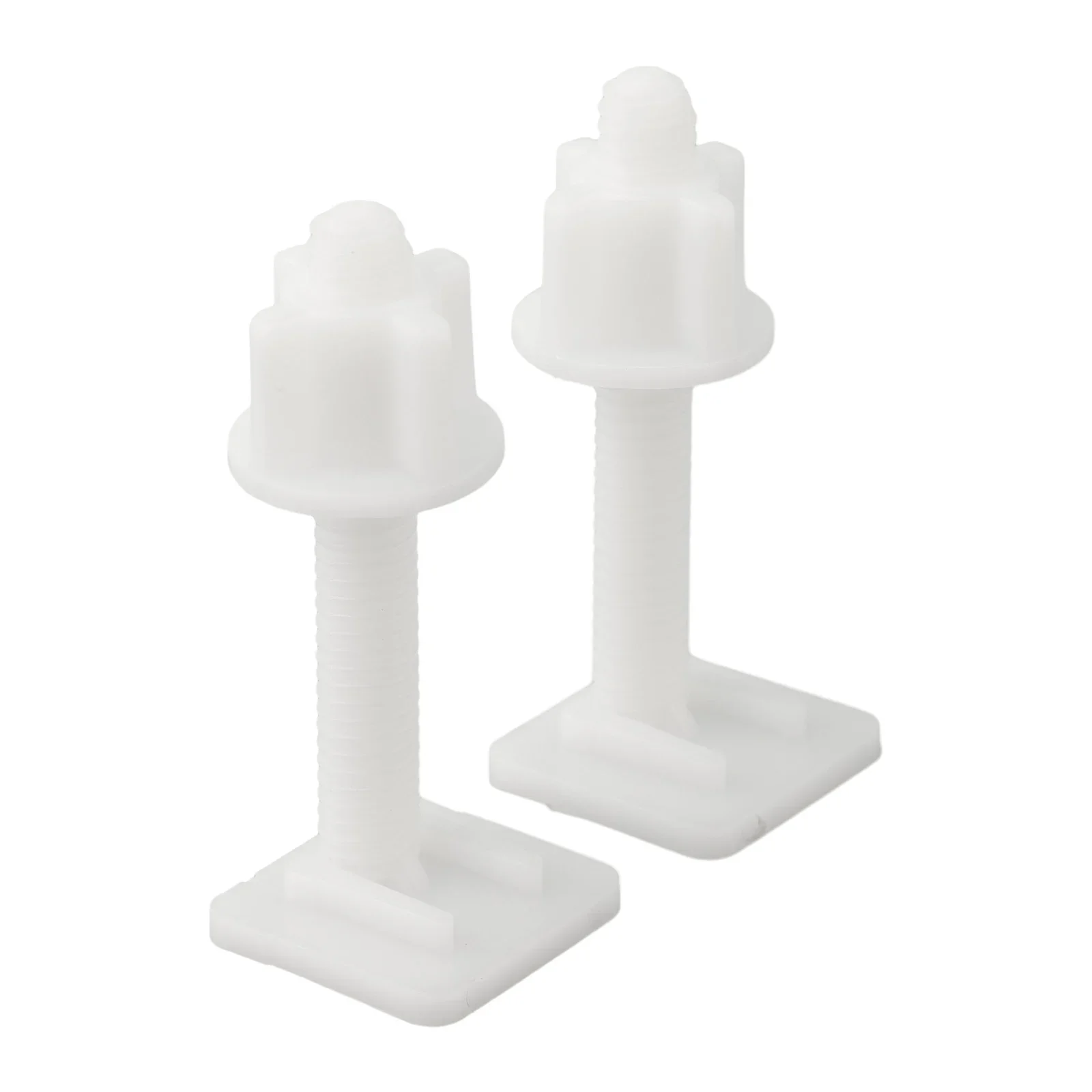 2Pcs Plastic Toilet Seat Hinge Repair Bolts Replacement Screws Fixing Fitting Kit Repair Tool Bathroom Toilet Accessories toilet accessories toilet hinge repair kit