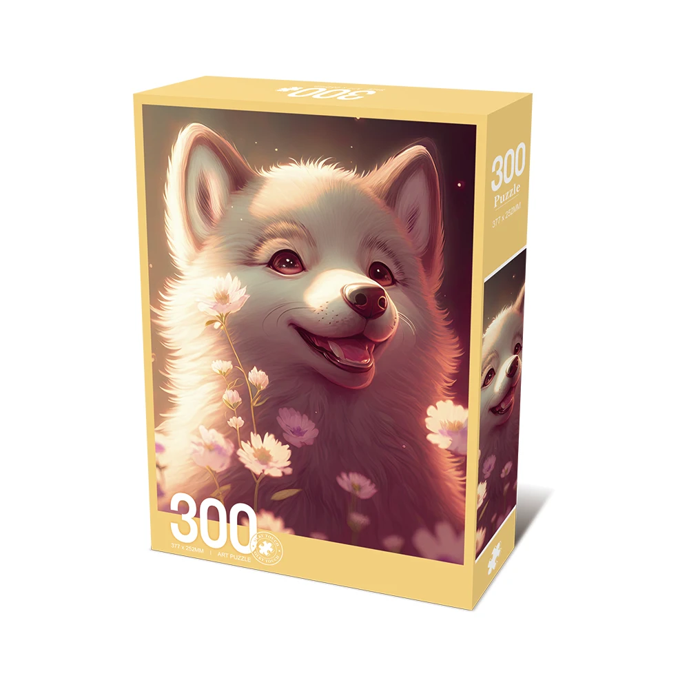 Jigsaw Puzzles for Adults/Kids 300 Pieces Jigsaw Puzzles Families Games Toy for Home Art Decor Cute Little Fox