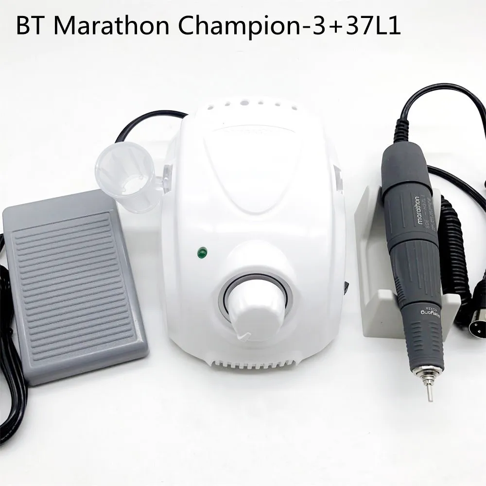 65W Electric Nail Drill BT Marathon Champion-3 Micromotor Control Box DC30V 35000RPM H200 Handle Milling Machine Manicure Machin 3