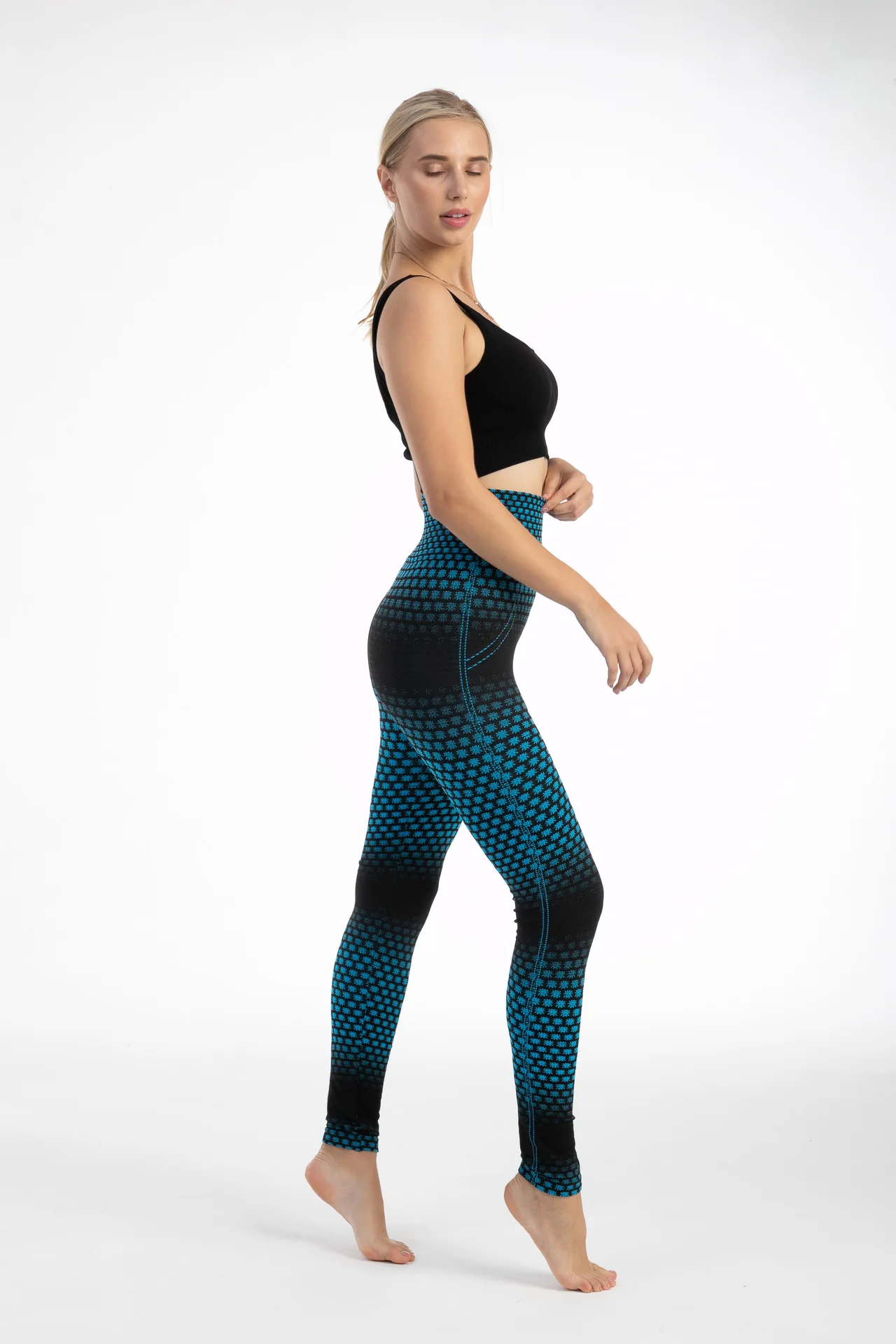 Fashion Gradient Leggings Women's High Stretch Leggings Slim Fit Hip Lift Spanx Leggings Lady Sexy Yoga Pants 23 Sf00d03b08bf9447ab95d4d73d9cf11b44