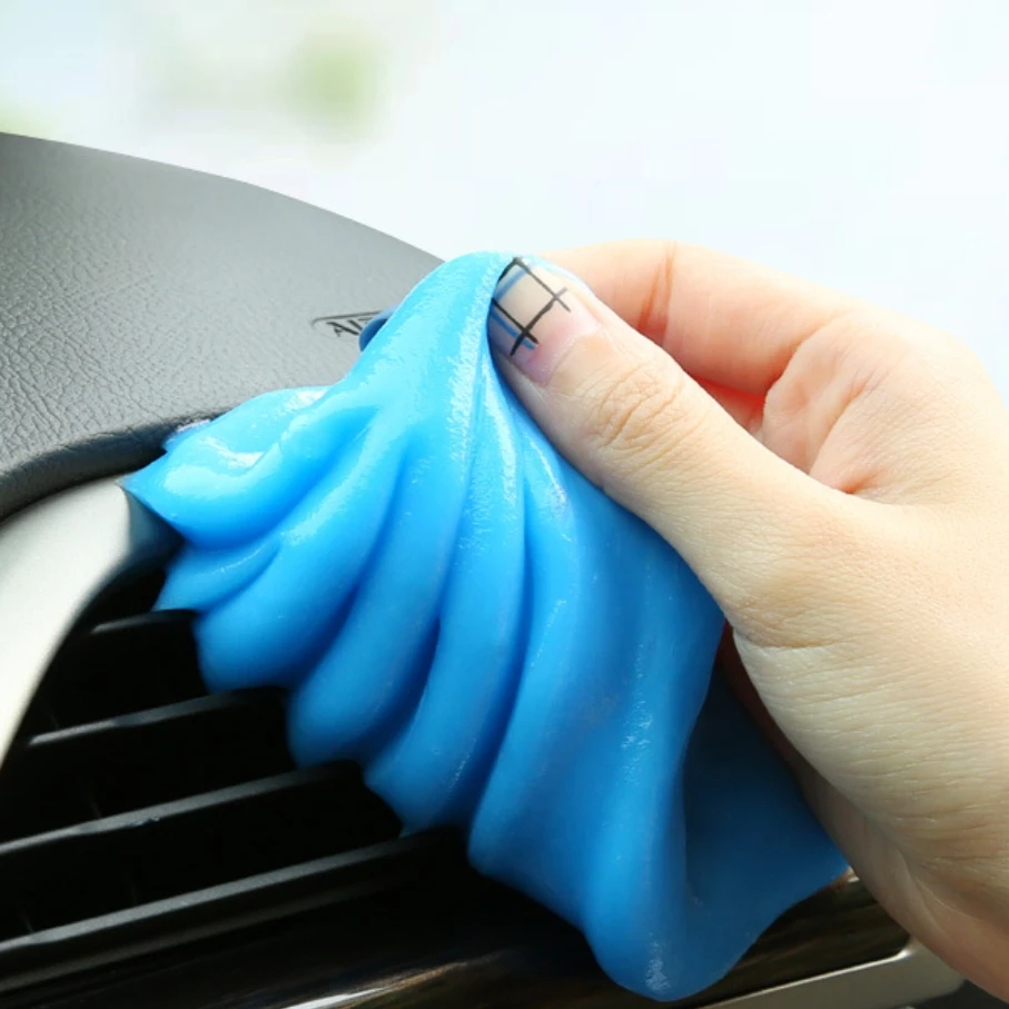 Car Cleaner Gel Slime For Cleaning Machine Auto Vent Magic Dust Remover Glue Computer Keyboard Dirt Cleaner Car Wash Interior