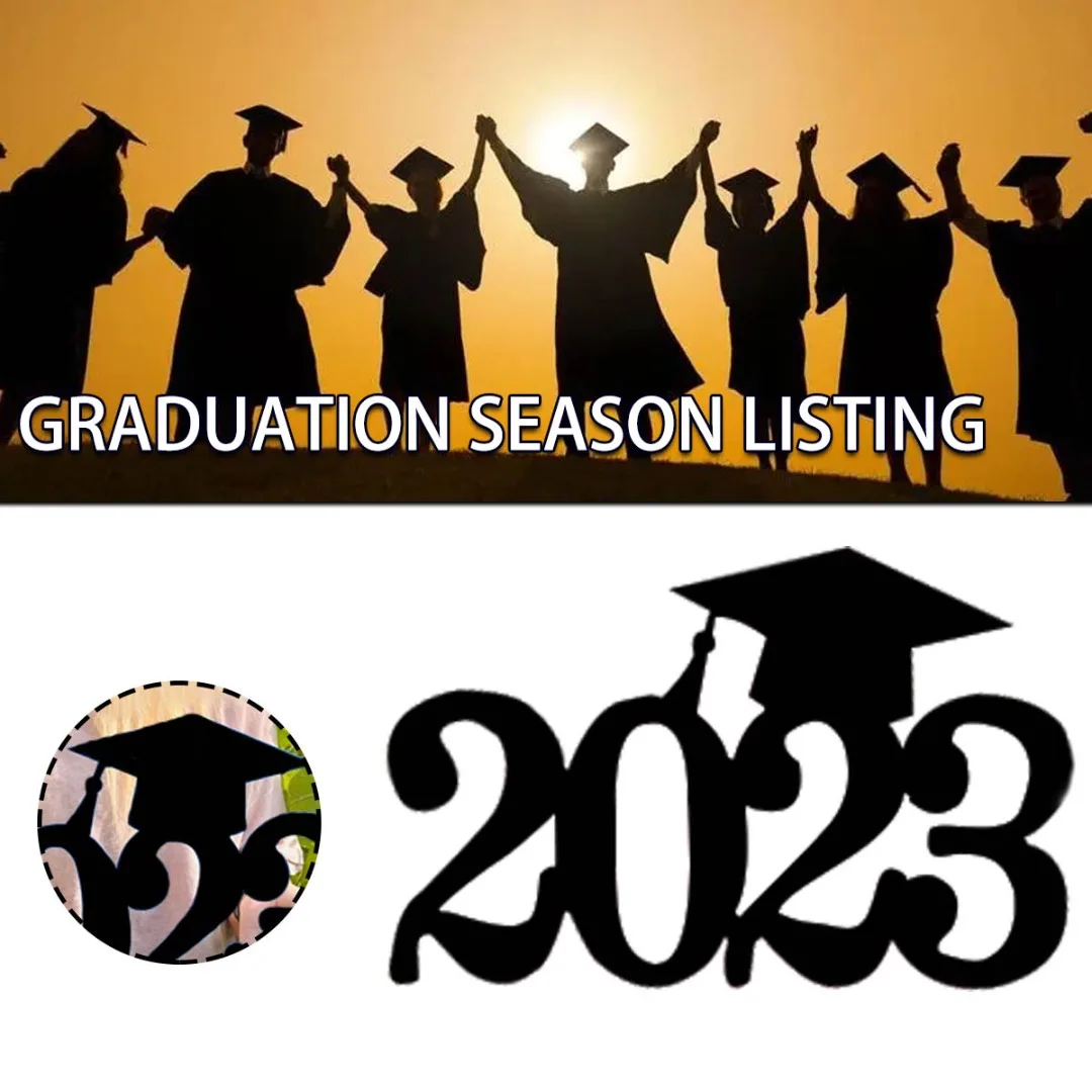 

2023 Выпускной акриловый знак, выпускной колледж, фото-стенд, реквизит, порчи, гостиная, подвесной знак, выпускной, строительные украшения