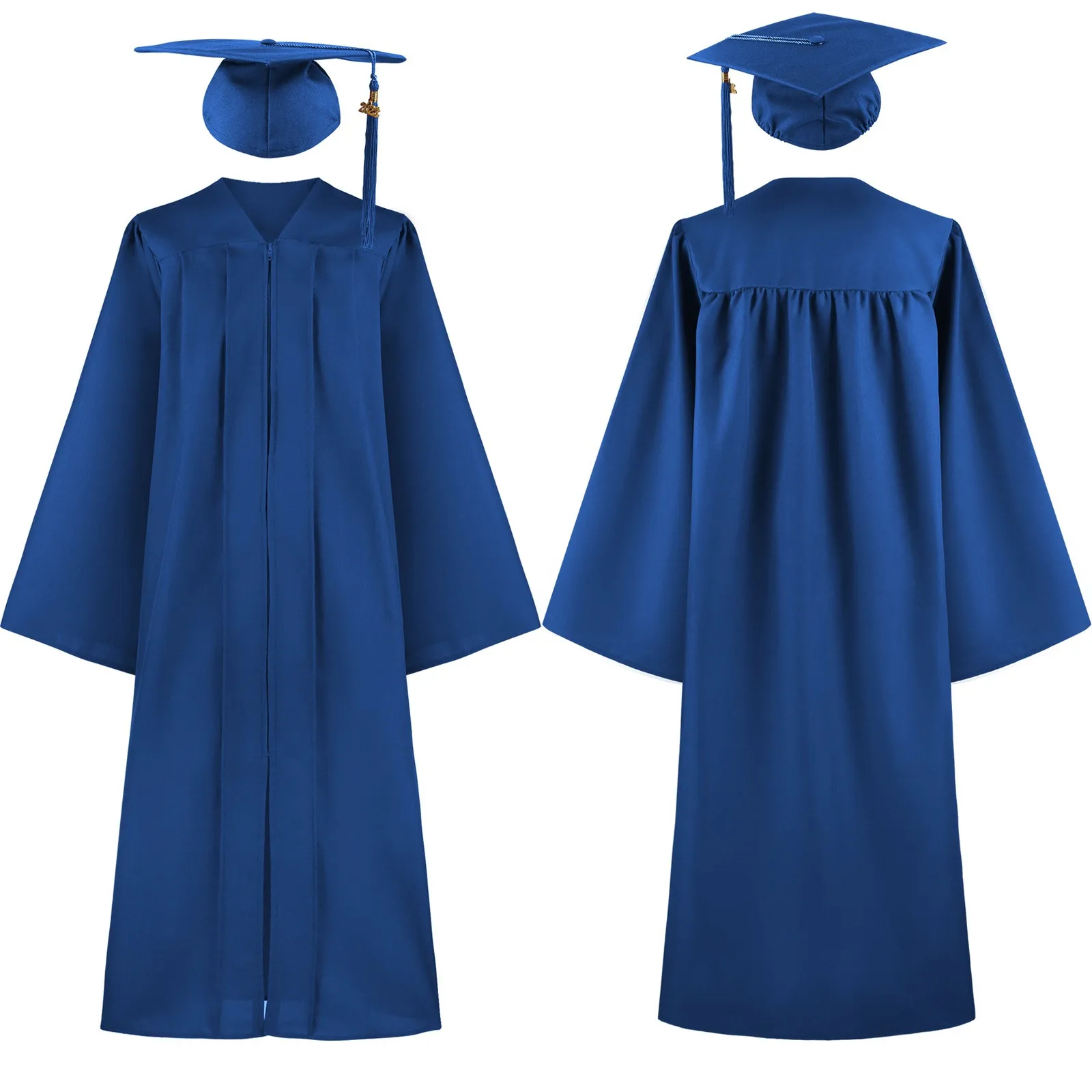 

2024 школьное студенческое платье для старшей школы, студенческое платье на выпускной, с бахромой, на молнии, с V-образным вырезом, свободный костюм на выпускной, платье для бакалавра