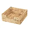 Water Hyacinth Napkin Holder, Wicker Baskets and Serving Tray for Kitchen, Rattan Napkin Holders for Tables 1