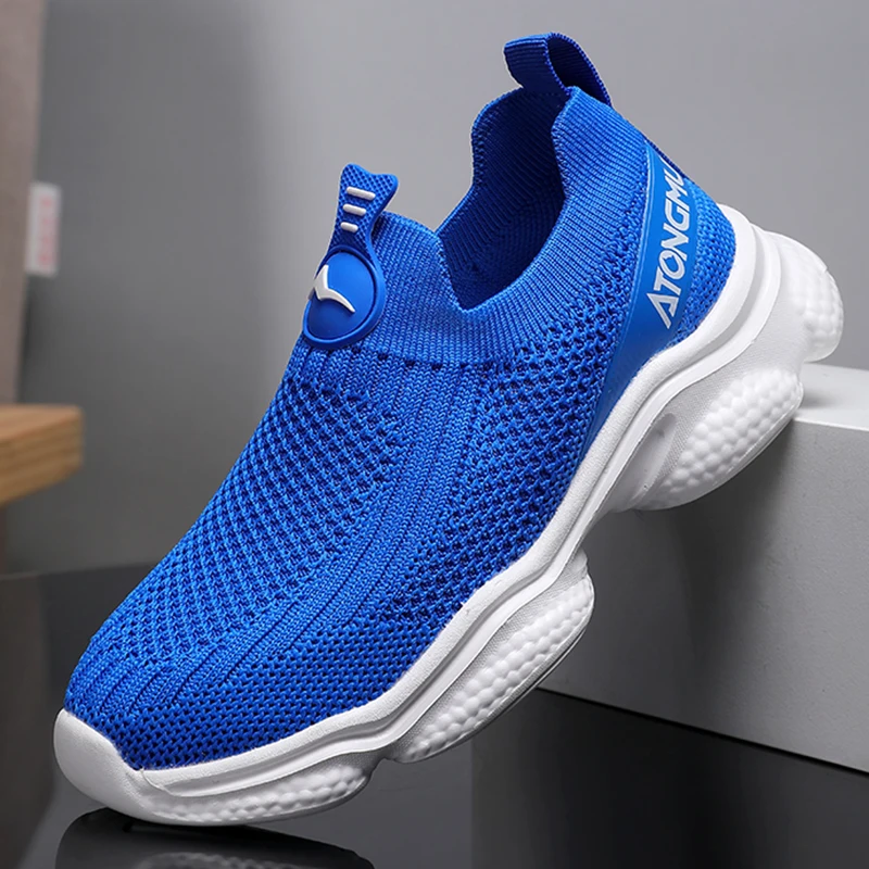 Breathable Children Casual Sneakers Soft Boy Walking Sneakers Summer Outdoor Lightweight Boy Sports Shoes Anti-slip Tennis 2023