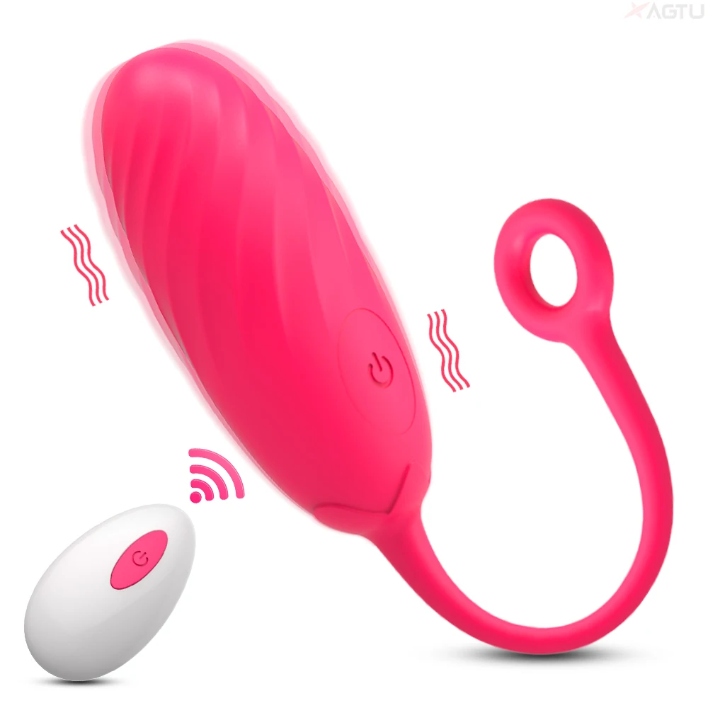 Vibromasseur point G télécommandé pour femme, œuf d'amour, stimulateur de Clitoris sans fil, produits vibrants, jouets sexuels pour adultes_voghion.com