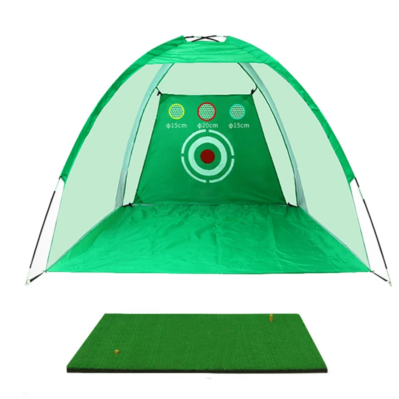 

Portable Target Practice Indoor Golf Driving Hitting Net Cage Golf Practice Net Goal