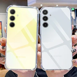 Clear Soft Phone Case - Thin, Slim, Transparent Protective Back Cover - Samsung A35 5G (Clear)