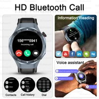 2026New Smart Watch Men Full Circle HD Screen Wireless Call Smartwatch Call Reminder GPS Sports Track Bracelet Music Clock+ Gift 3