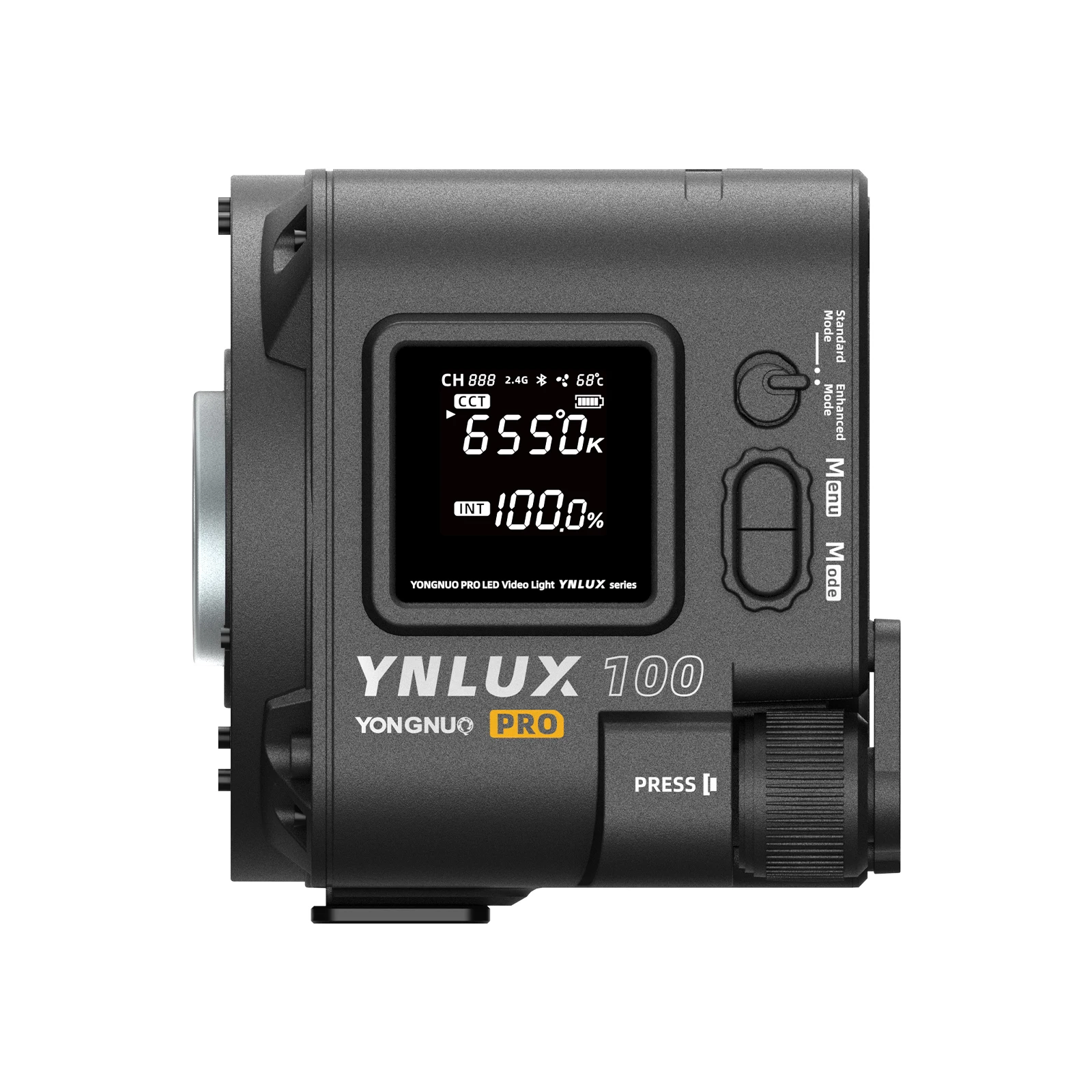 YONGNUO YNLUX100 PRO 120W 2700K-6500K Bowens Mount Handheld Outdoor LED Light with Handle Power Adapter 5