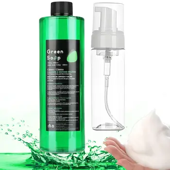 Sapone Verde Ultra Concentrato per Tatuaggi 30/250/500ML - Kit di Pulizia per Tatuaggi con Flacone Schiumogeno 150ml per la Pulizia della Pelle Dopo il Tatuaggio