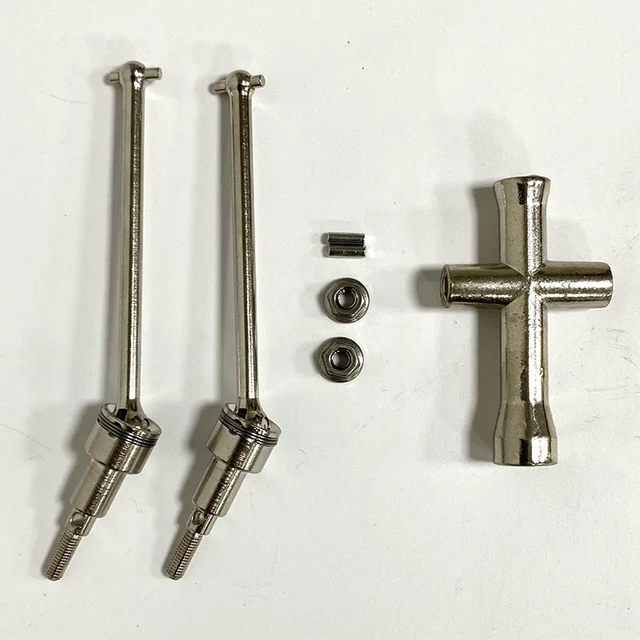 Upgraded metal drive shafts differential shock absorber for SCY 16201