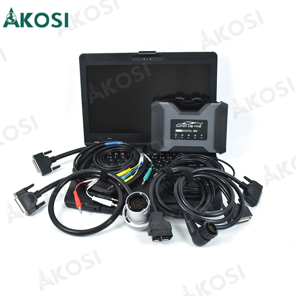 

DoIP для M6 + Super MB PRO M6 + беспроводной Полнофункциональный сверхмощный инструмент для диагностики автомобилей и грузовиков Benz + ноутбук CF54
