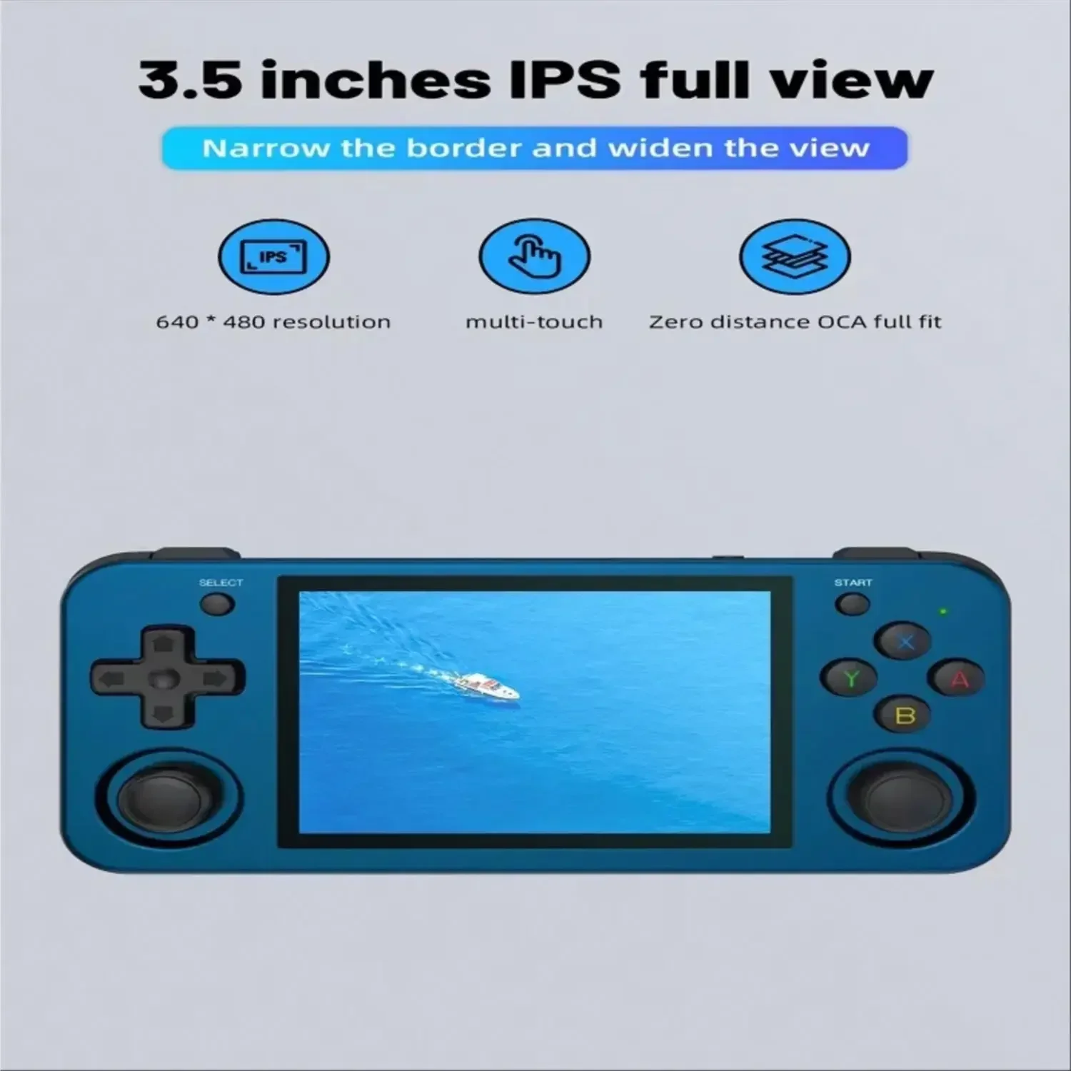 

RG353M RG353V Handheld Game Player Handle 3.5 INCH Android 11 Linux OS HD Built-in 20 Simulator Retro 80000 Games