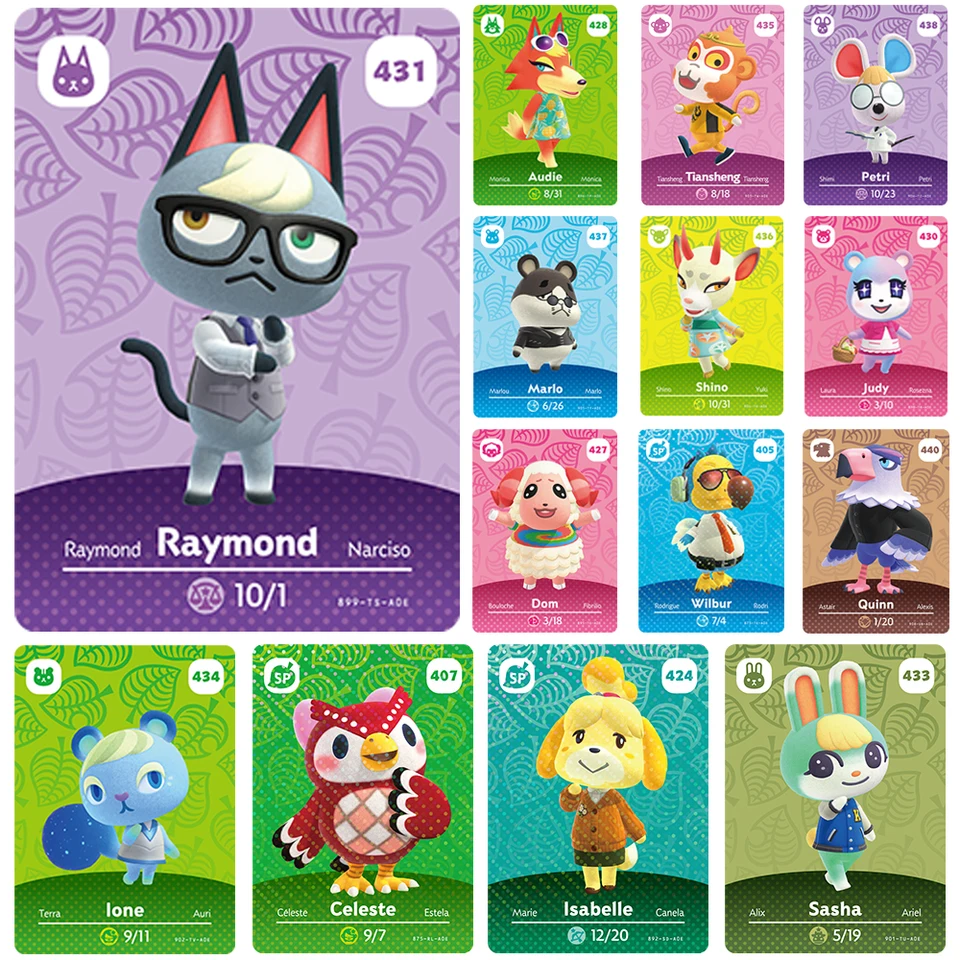 Animal Crossing Amiibo Cards List Animal Crossing Series Amiibo