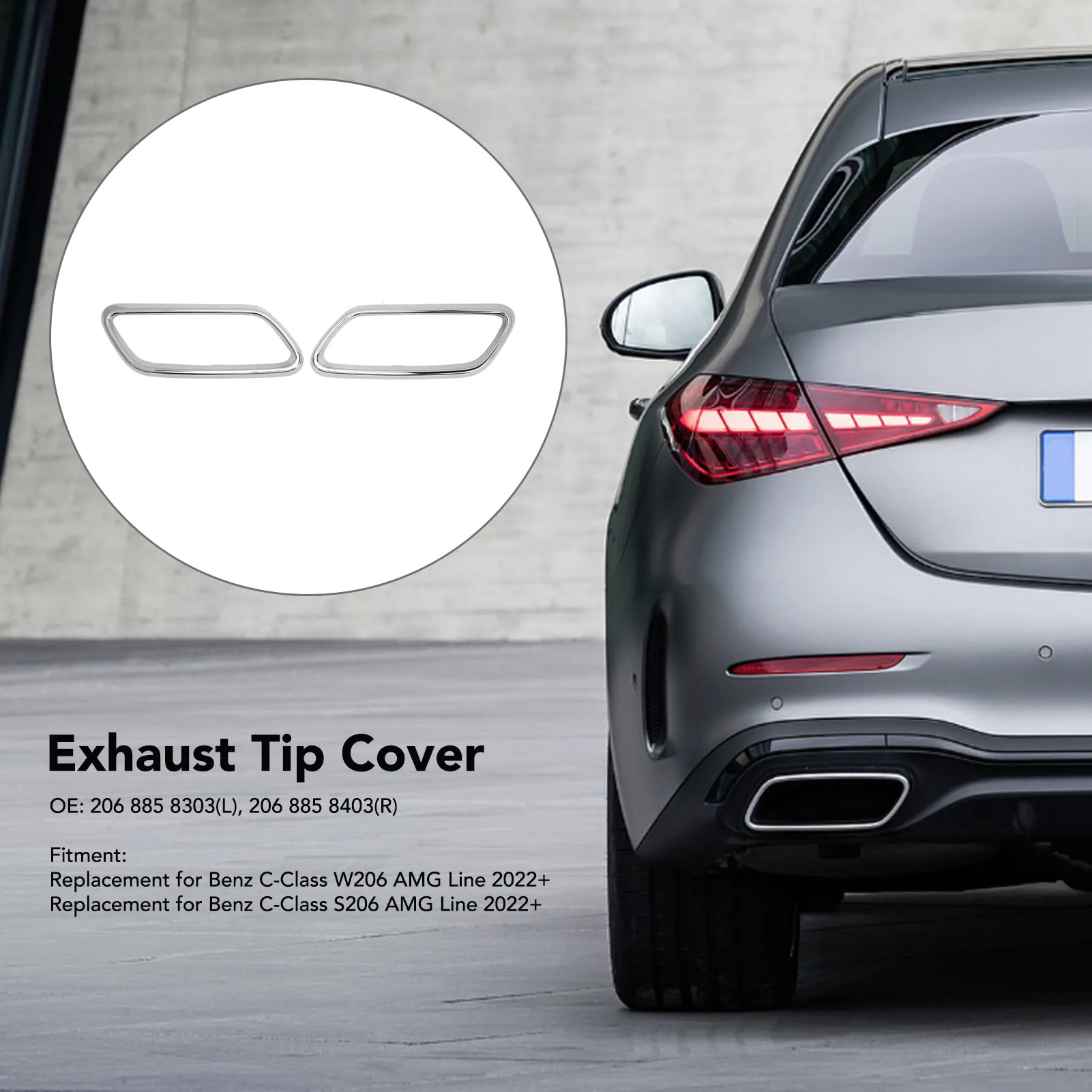   Ŀ Ʈ,  ü, CŬ W206 S206 AMG  2022,  ڵ ׼, 206 885 8403