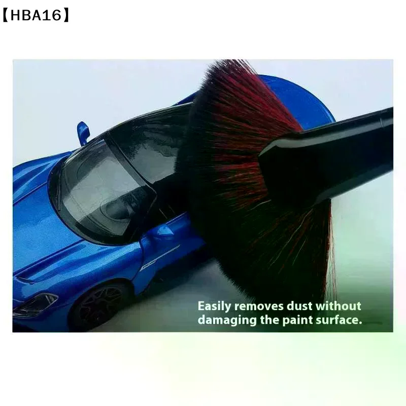 〔HBA16〕MS079 먼지 제거 브러시 모델 청소 도구 DIY 조립 모델 제작 도구용 팬 모양의 부드러운 브러시