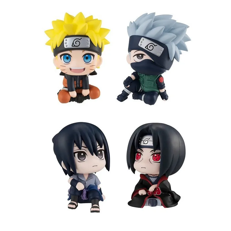 

Naruto Anime Figure Naruto Kakashi Action Figure Q Version Kawaii Sasuke Itachi Figurine Car Decoration Collection Model Toys