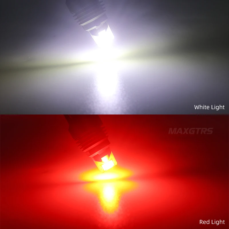 2x T20 Led W21/5W 7443 DRL  ȸ ȣ 극ũ Ʈ 3570 ڵ Led  1157 BAY15D P21/5W R5W Led  