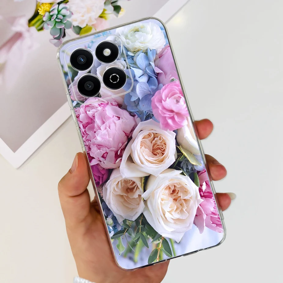Cute Cat Butterfly Painted Soft Silicone Phone Case Cover