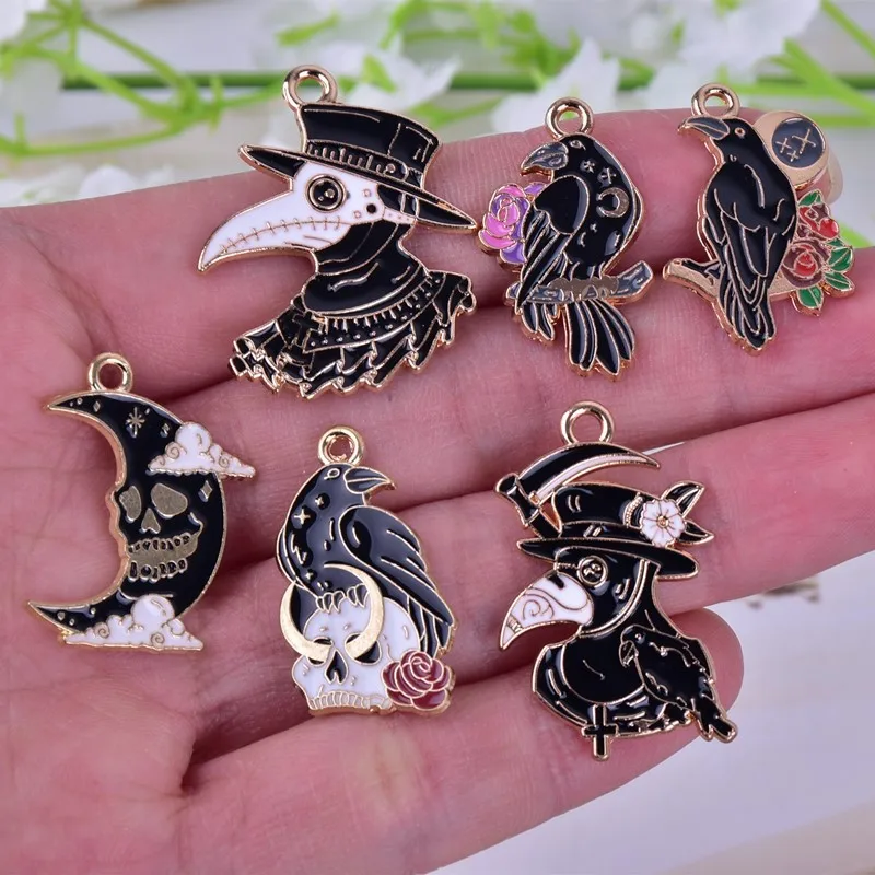 Necklace Charms Jewelry Making Gothic Charms Jewelry Making 10pcs