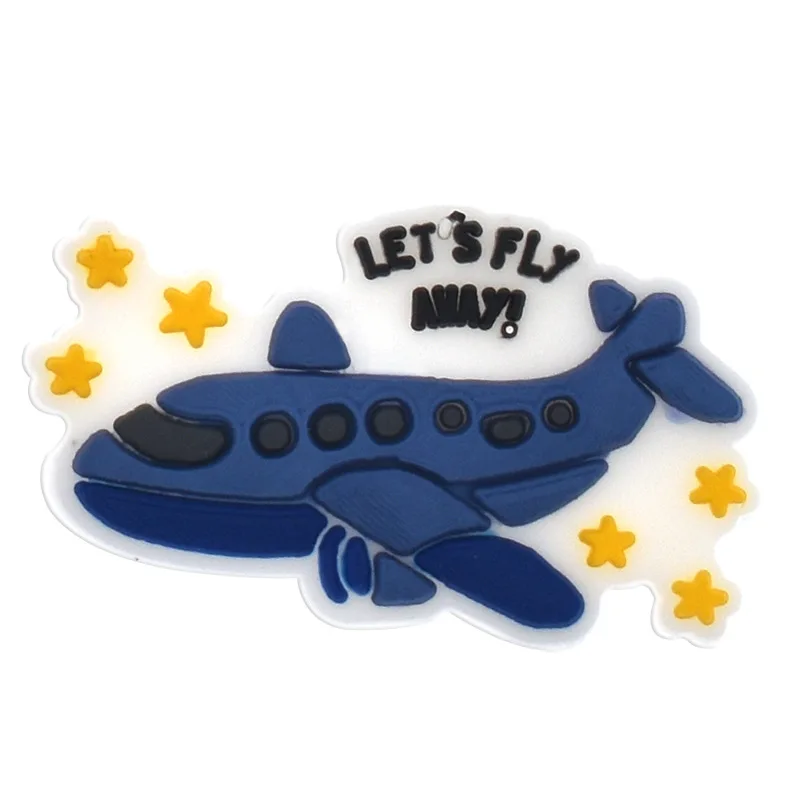 Plane Shoe Charms for Crocs Accessories PVC Shoe Accessories