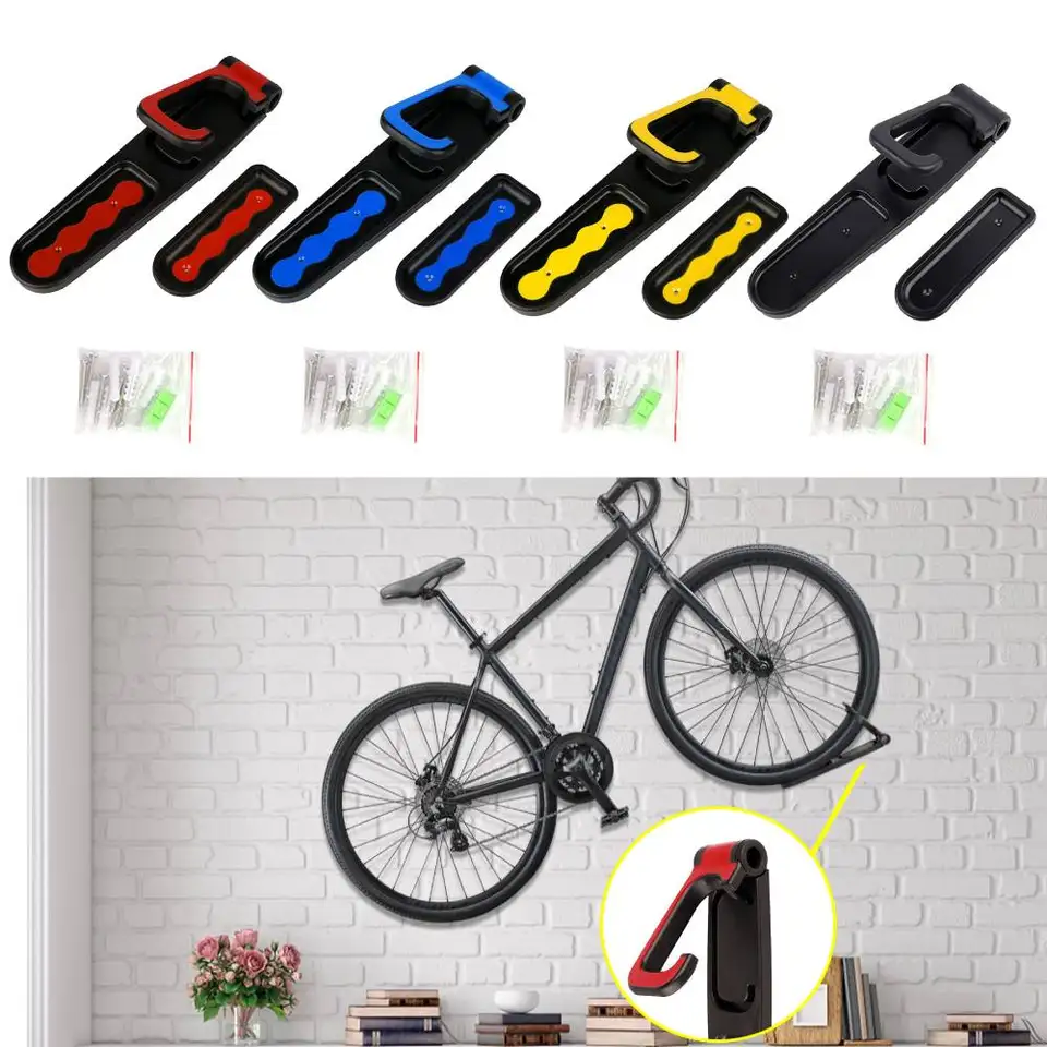 2PCS Fahrrad Lagerung Racks Wand Montiert Heavy Duty Professionelle Flip-Up  Wand Montiert Fahrrad Kleiderbügel Haken Halterung Fahrrad zubehör – die  besten Artikel im Online-Shop Joom Geek