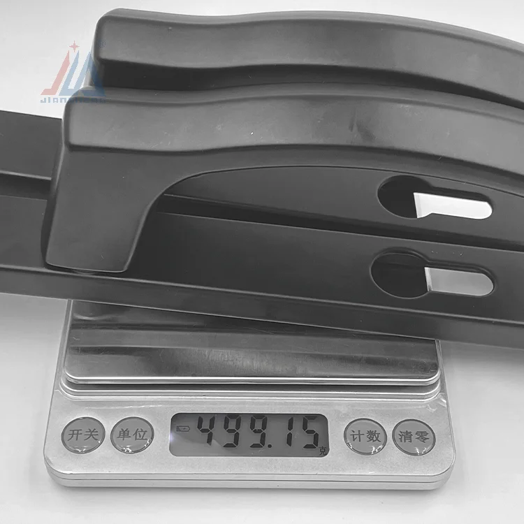 Special offer black 85 aluminum upvc door lever handle door lock handle set for external