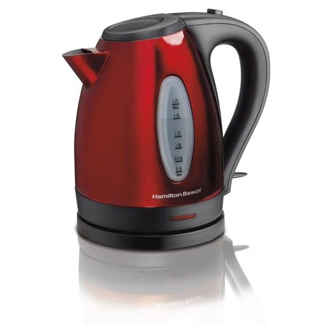 Hamilton Beach Stainless Steel & Glass 1.7 Liter Variable Temperature Electric  Kettle
