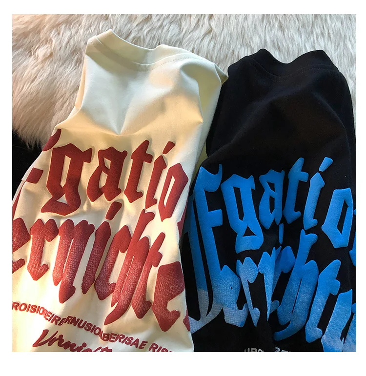 Ropa Con Letras Japonesas Camiseta Con Estampado De Harajuku