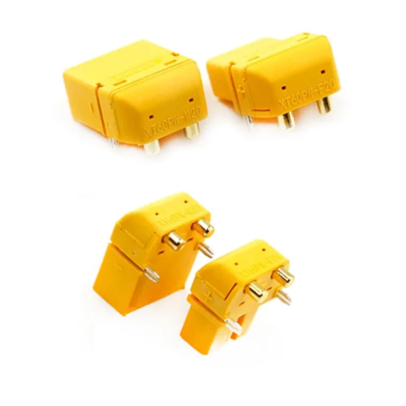 5 쌍/10pcs XT60 XT60PW 남성 여성 플러그 커넥터 PCB 보드 적응 RC Lipo 배터리 드론 모델 항공기 AMASS