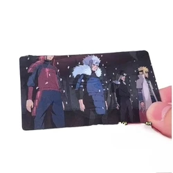 Creative Naruto Anime Action Figure Grating Card - Cute Bookmark & Gift (As show)