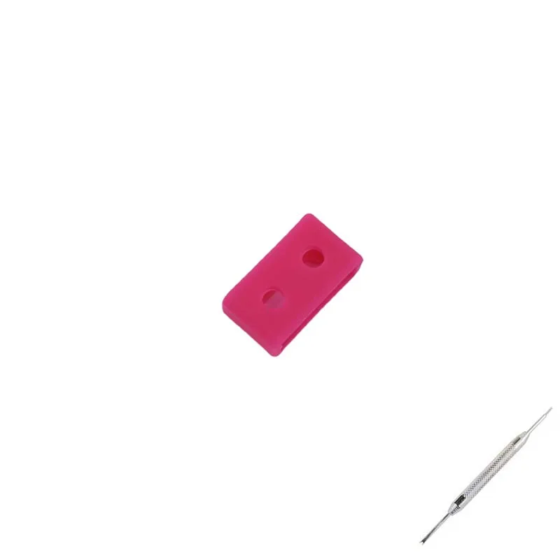 Unisex Resin Ring Silicone Rubber Watch Accessory with Movable Loop Buckle (Multiple Sizes Available)