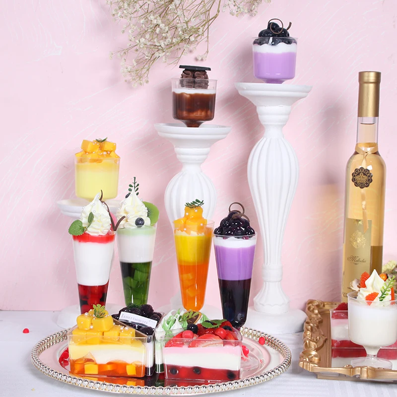 

Simulation Goblet Fruit Tea Cake Fake Fruit Artificial Cream Pudding Model Birthday Party Props Decoration Kids Pretend Toys