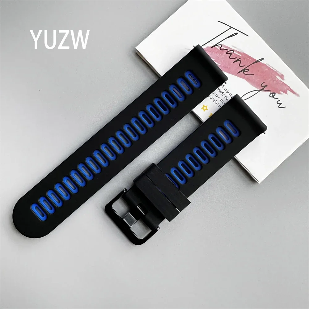 Sports Silicone Wrist Strap - 20mm/22mm Adjustable Watchband Bracelet