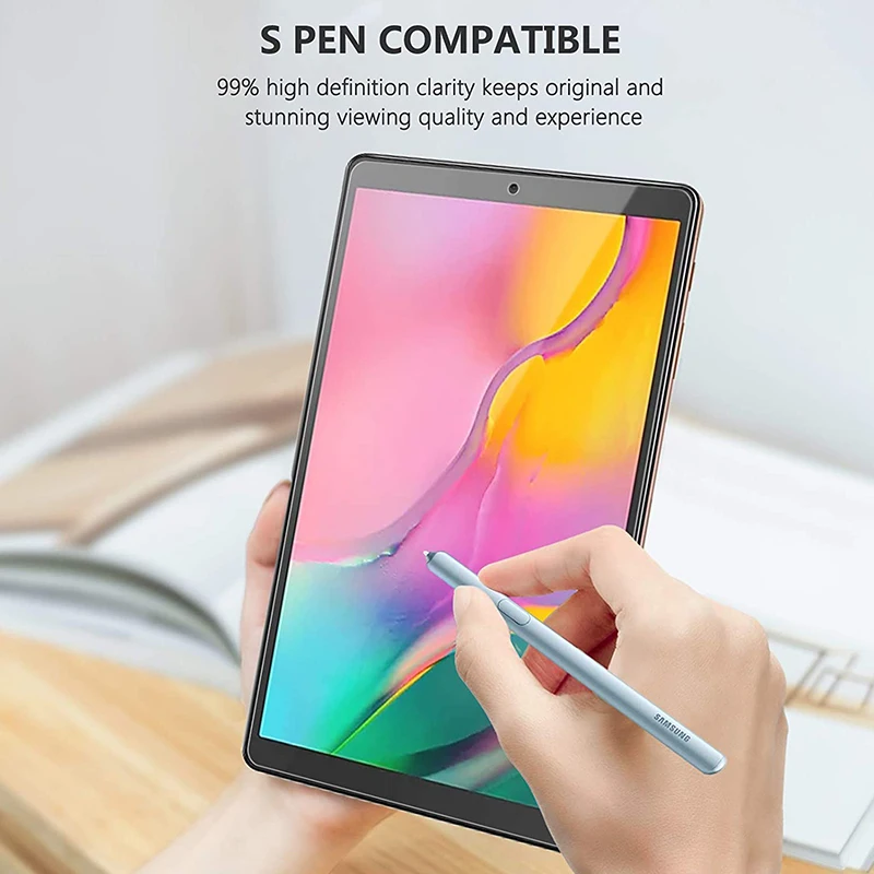 삼성 갤럭시 탭 A 10.1 2019 SM-T510 SM-T515 버블 프리 보호 필름에 대한 3Pcs 강화 유리 화면 보호기