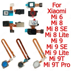 High - Quality Fingerprint Sensor Flex Cable and Home Button Replacement (Mi 8 SE Blue)