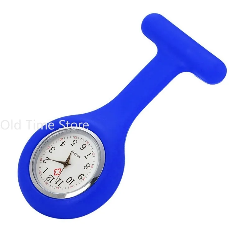 Fashion Pocket Watches Silicone Nurse Watch With Battery Doctor Medical Unisex Watches Clock Quartz Watch Pocket Watch