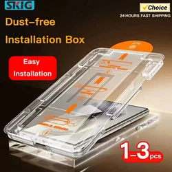 Premium Dust - Free Tempered Glass Full Cover Screen Protector (1 - 3 Pack) - 3PCS