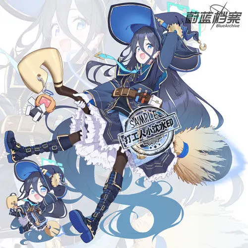 アラリス-アクリル製の置物,青いアーカイブ,棚,子供の装飾,女の子の