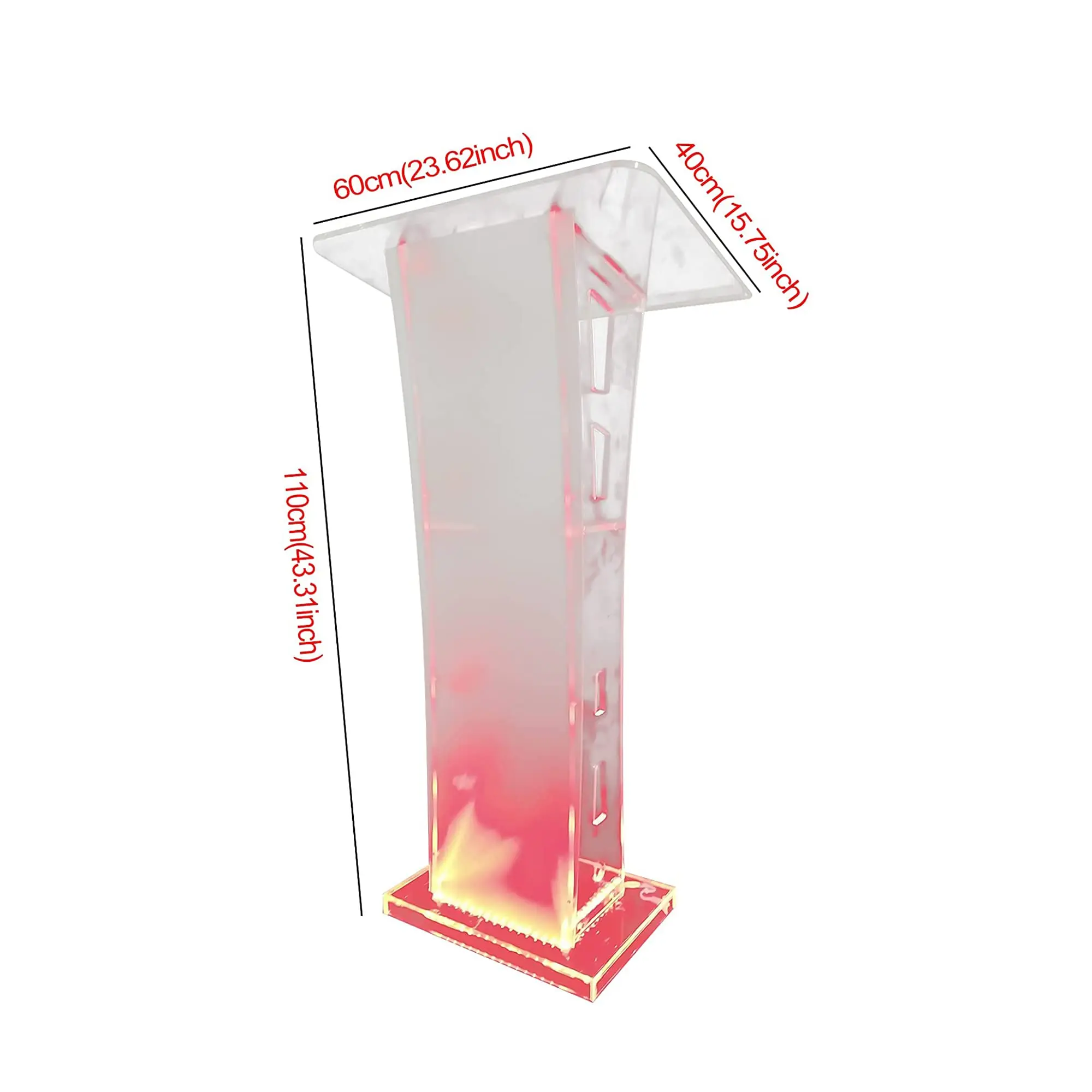 Cross-border acrylic podium, conference podium, plexiglass, award speech, emcee stand, hotel welcome desk, host