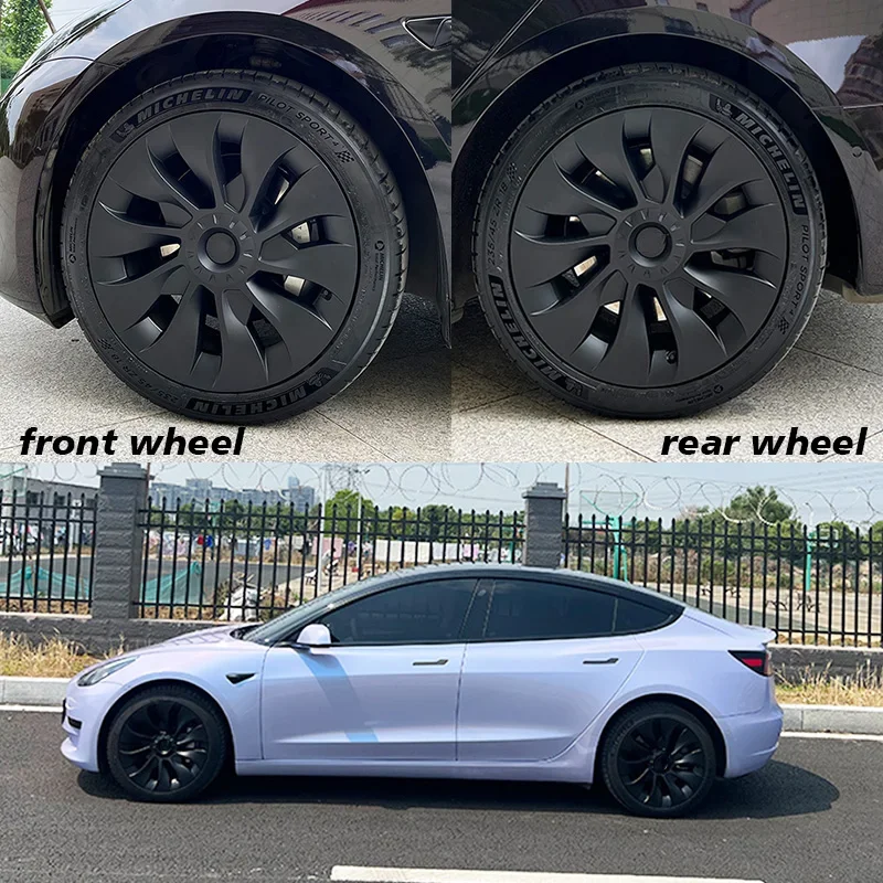 Hub Cap Car Replacement Wheel Cap Automobile Hubcap Full Rim Cover Accessories For Tesla Model 3/Y 18/19/20 Inch 1PCS wheel hub covers wheel hub caps