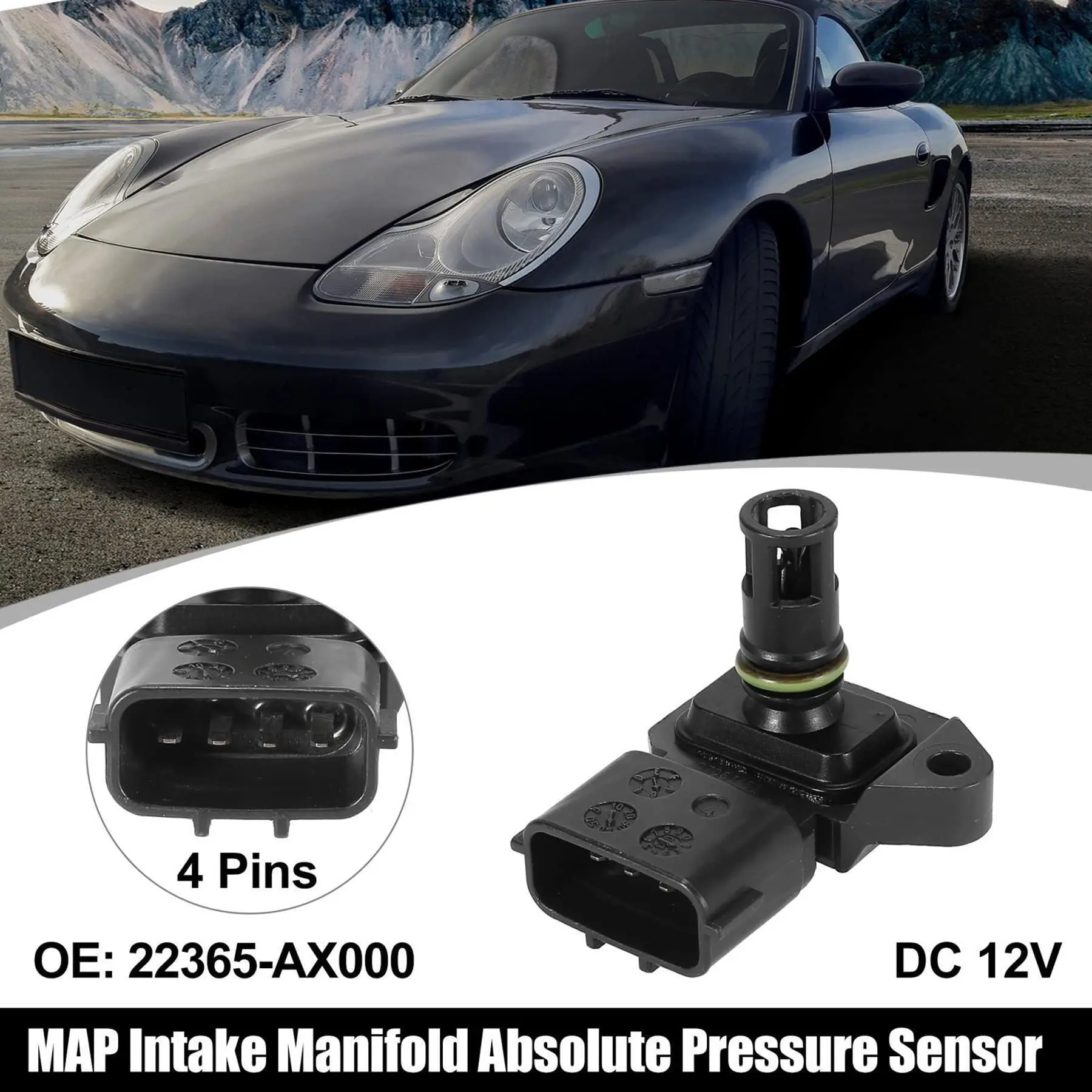 Presión Mapa Sensor Para Micra (K12/K13) Note (E11) 1,0 1,2 1,4 22365-AX000 22365AX000 Sensor De Mapa Sensor De Presión De Aire De Admisión