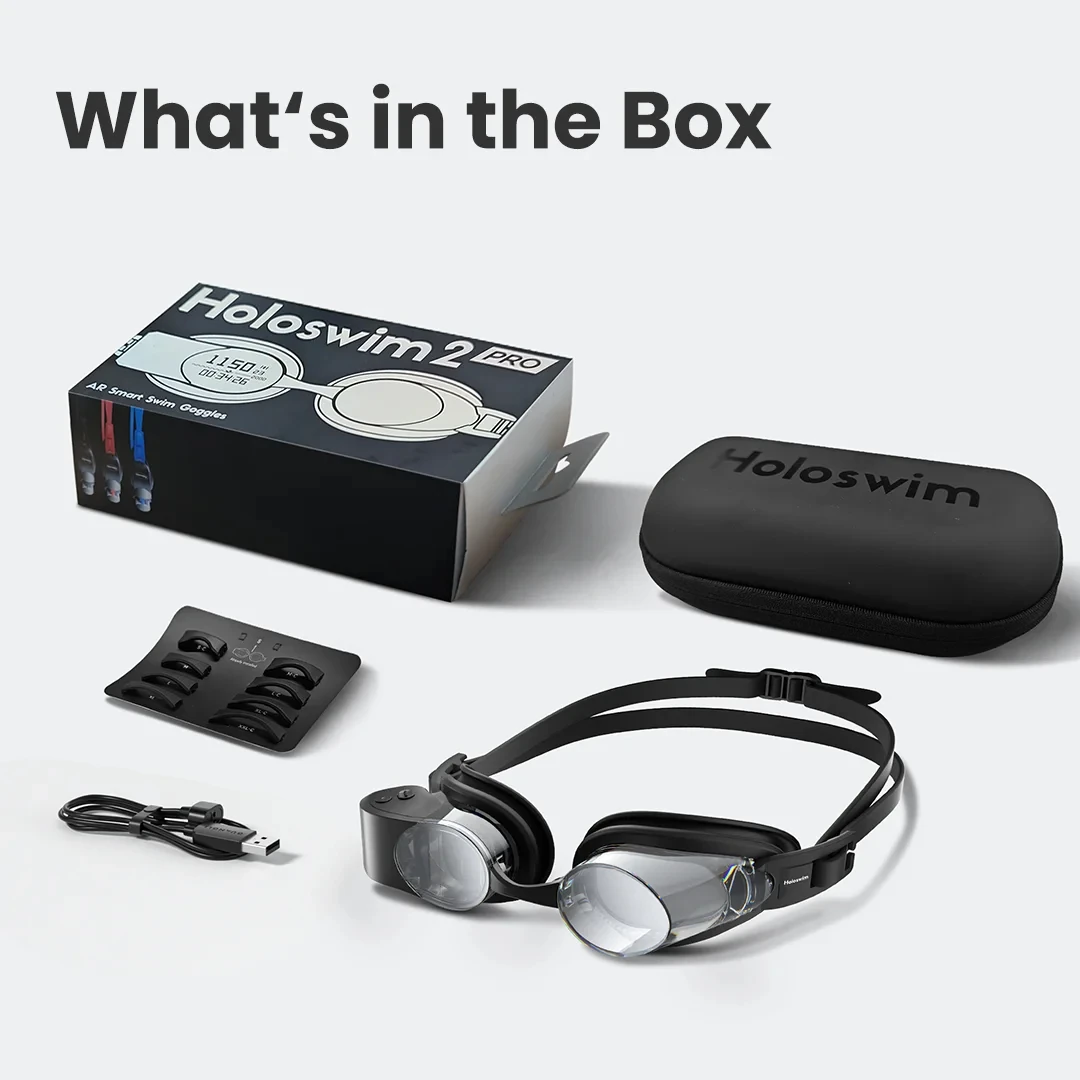 Holoswim 2 Pro AR Smart Glasses Goggles OLED Swimming Goggles Real